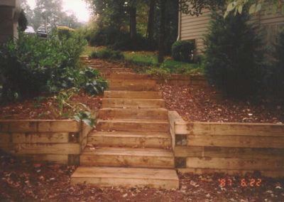Timber Walls & Steps